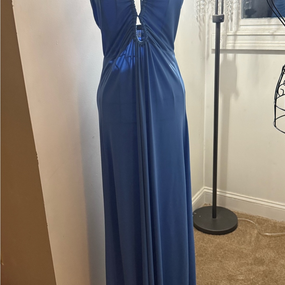 VENUS Backless Royal Blue Dress